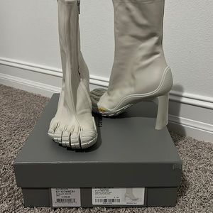 Balenciaga Vibram Heeled Toe Bootie